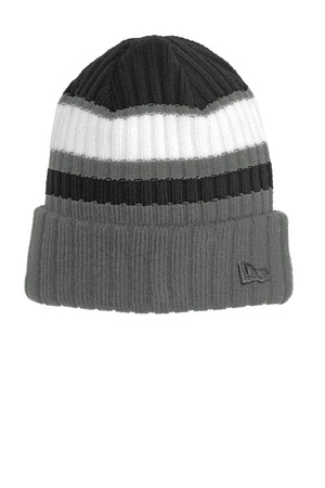 New Era NE903 Ribbed Tailgate Beanie, Black/ Graphite