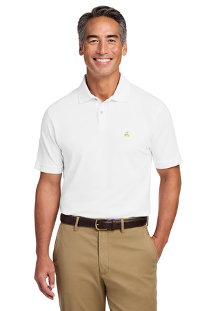 Brooks Brothers BB18200 Pima Cotton Pique Polo, White
