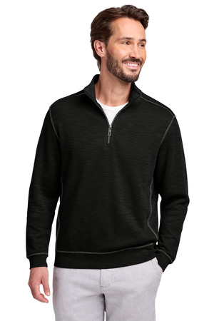 Tommy Bahama ST226342TB Tobago Bay 1/2-Zip, Black