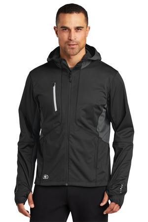 OGIO OE721 Pivot Soft Shell, Blacktop/ Gear Grey