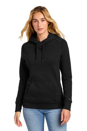 New Era LNEA500 Women's French Terry Pullover Hoodie, Black