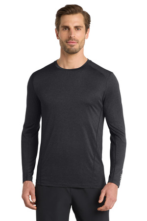 OGIO OE321 Long Sleeve Pulse Crew, Blacktop