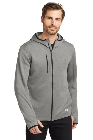 OGIO OE728 Stealth Full-Zip Jacket, Heather Grey
