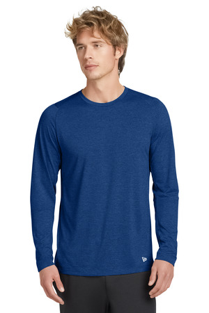 New Era NEA201 Series Performance Long Sleeve Crew Tee, Royal