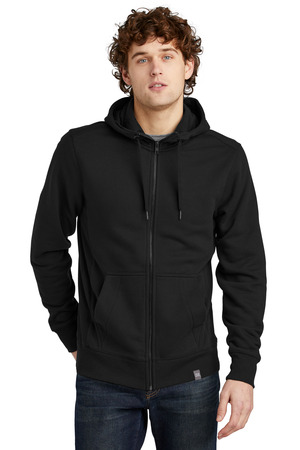 New Era NEA502 French Terry Full-Zip Hoodie, Black