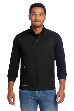 Eddie Bauer EB546 Stretch Soft Shell Vest, Deep Black