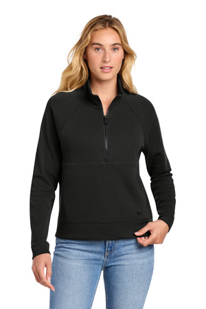 New Era LNEA541 Women's STS 1/2-Zip, Black