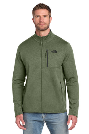 The North Face NF0A7V64 Skyline Full-Zip Fleece Jacket, Four Leaf Clover Heather