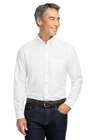 Brooks Brothers BB18004 Casual Oxford Cloth Shirt, White