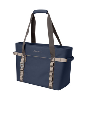 Eddie Bauer EB801 Max Cool Tote Cooler, River Blue Navy/ Chrome