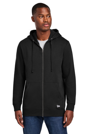 New Era NEA551 Comeback Fleece Full-Zip Hoodie, Black