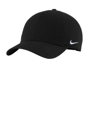 Nike NKFB5677 Heritage Cotton Twill Cap, Black