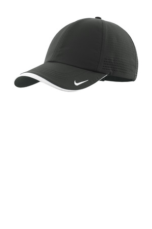 Nike NKFB6445 Dri-FIT Perforated Performance Cap, Anthracite/ White