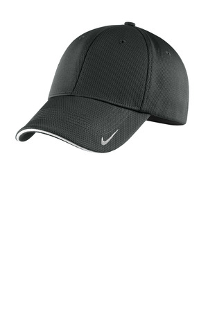 Nike NKFD9718 Dri-FIT Stretch Mesh Sandwich Bill Cap, Anthracite/ White