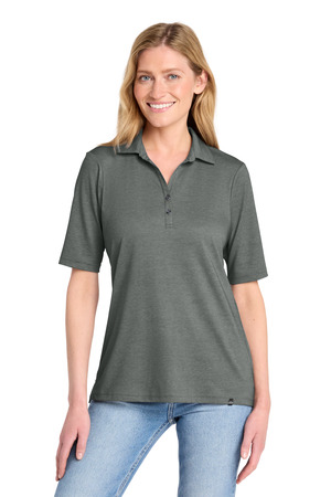TravisMathew TM1LD004 Women's Sunsetters Polo, Black Heather