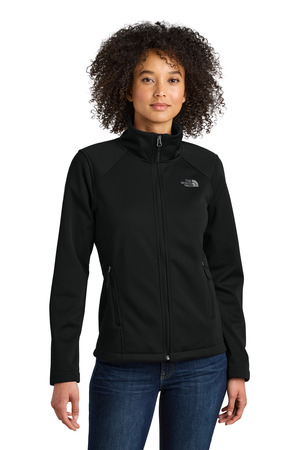 The North Face NF0A88D4 Women's Chest Logo Ridgewall Soft Shell Jacket, TNF Black