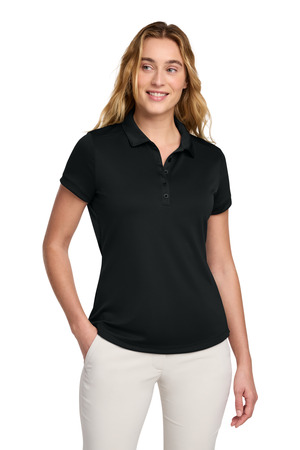 Nike 811807 Women's Dri-FIT Players Modern Fit Polo, Black