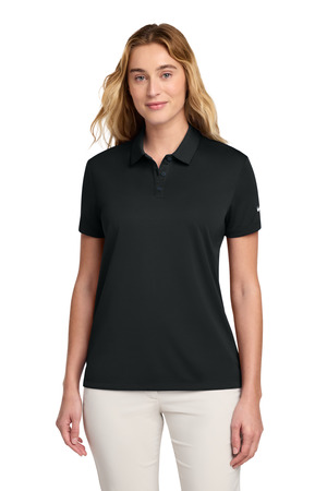 Nike NKBV6043 Women's Dry Essential Solid Polo, Black