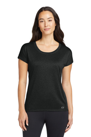 OGIO LOE324 Women's Pulse Dolman Tee, Blacktop