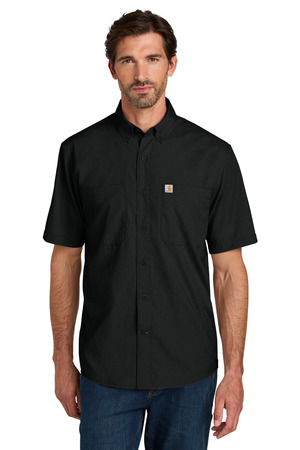 Carhartt CT107107 Force Sun Defender Short Sleeve Shirt, Black