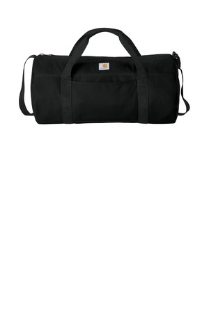 Carhartt CTB0000564 Canvas Packable Duffel with Pouch, Black