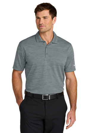 Nike NKFQ4792 Dri-FIT Striated Polo, Cool Grey