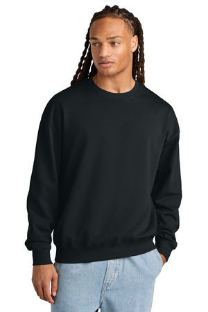 Stanley/Stella SXU029 Unisex Ledger Dry Crewneck Sweatshirt, Black
