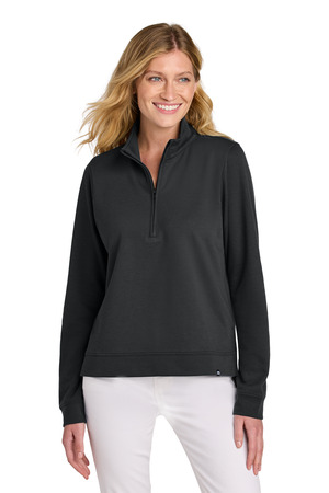 TravisMathew TM1LD007 Women's Coveside 1/2-Zip, Black