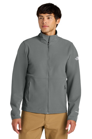The North Face NF0A8ENN Edge Stretch Soft Shell Jacket, Smoked Pearl Grey