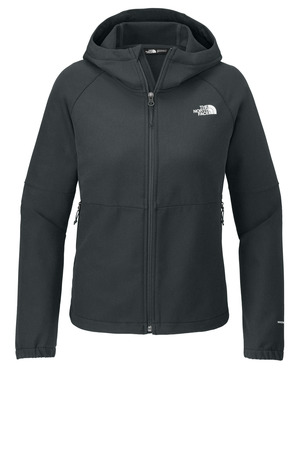 The North Face NF0A8BUE Women's Barr Lake Hooded Soft Shell Jacket, Asphalt Grey Dark Heather
