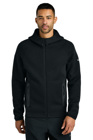 Nike NKFQ4762 Tech Fleece Full-Zip Hoodie, Black