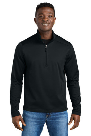 Eddie Bauer EB2360 Smooth Mid Layer Fleece 1/2-Zip, Black