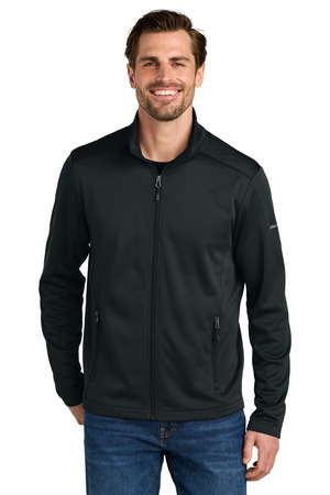 Eddie Bauer EB2460 Smooth Mid Layer Fleece Full-Zip, Black
