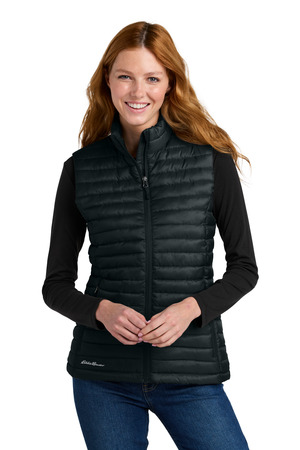 Eddie Bauer EB517 Women's Packable Quilted Vest, Black