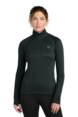 Outdoor Research OR322263 LIMITED EDITION Outdoor Research Women's Tech Grid 1/4-Zip Fleece, Black
