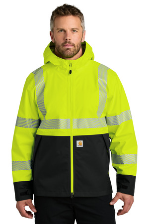 Carhartt CT106693 ANSI 107 Class 3 Storm Defender Jacket, Brite Lime