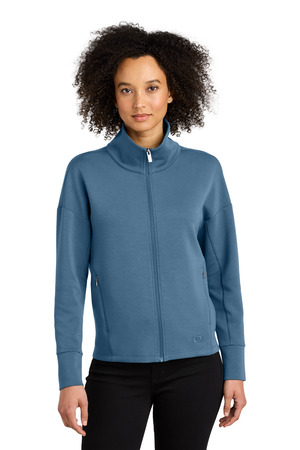 OGIO LOG860 Women's Transcend Full-Zip, Blue Mist