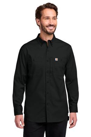 Carhartt CT106689 Rugged Professional Series Long Sleeve Shirt, Black