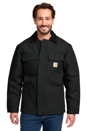 Carhartt CTT106674 Tall Duck Traditional Coat, Black