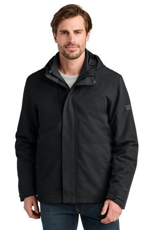 Eddie Bauer EB658 WeatherEdge Ridge 3-in-1 Jacket, Black