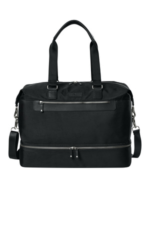 Brooks Brothers BB18882 Oxford Weekender, Deep Black