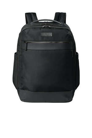 Brooks Brothers BB18822 Oxford Backpack, Deep Black