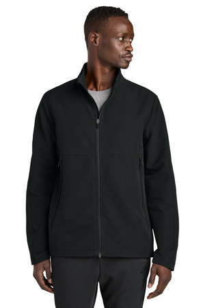 Nike NKHM7926 Full-Zip Soft Shell Jacket, Black