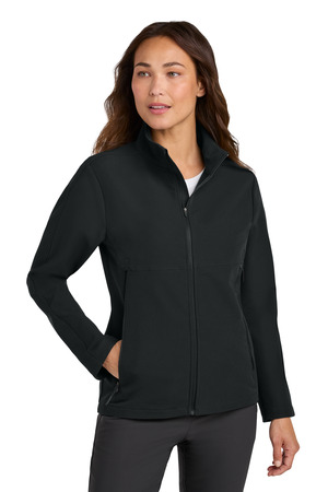 Nike NKHM7937 Women's Full-Zip Soft Shell Jacket, Black