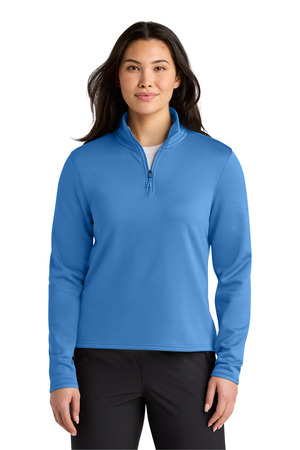 The North Face NF0A8FQK Women's Aim 1/4-Zip Fleece, Marina Blue