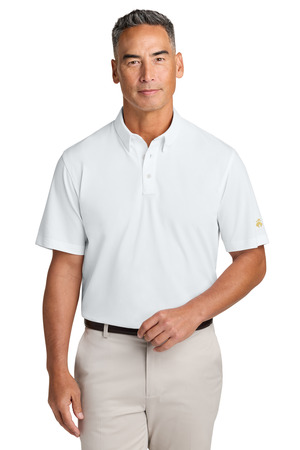 Brooks Brothers BB18222 Pinpoint Pique Dress Polo, White