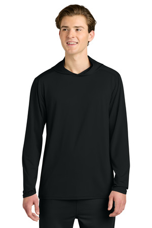 Richardson RA7110LSH Clutch Long Sleeve Hoodie, Black