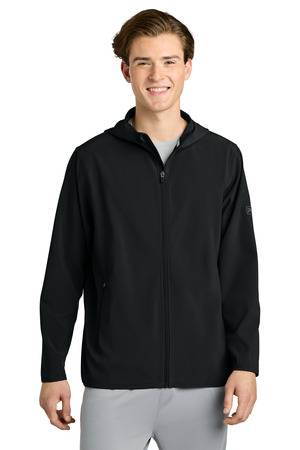 Richardson RA7400FZH Barrage Hooded Wind Jacket, Black