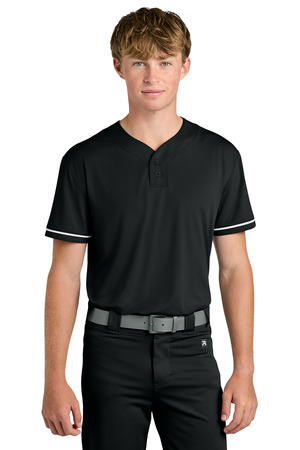 Richardson RA7910 Select 2-Button Baseball Jersey, Black