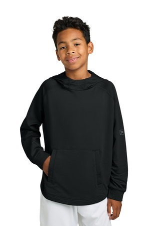 Richardson RY7200LSH Youth Charge Performance Fleece Long Sleeve Hoodie, Black